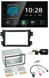 Автомагнитола для Opel Agila B, Suzuki Splash Kenwood 2-DIN, Bluetooth, DAB, USB