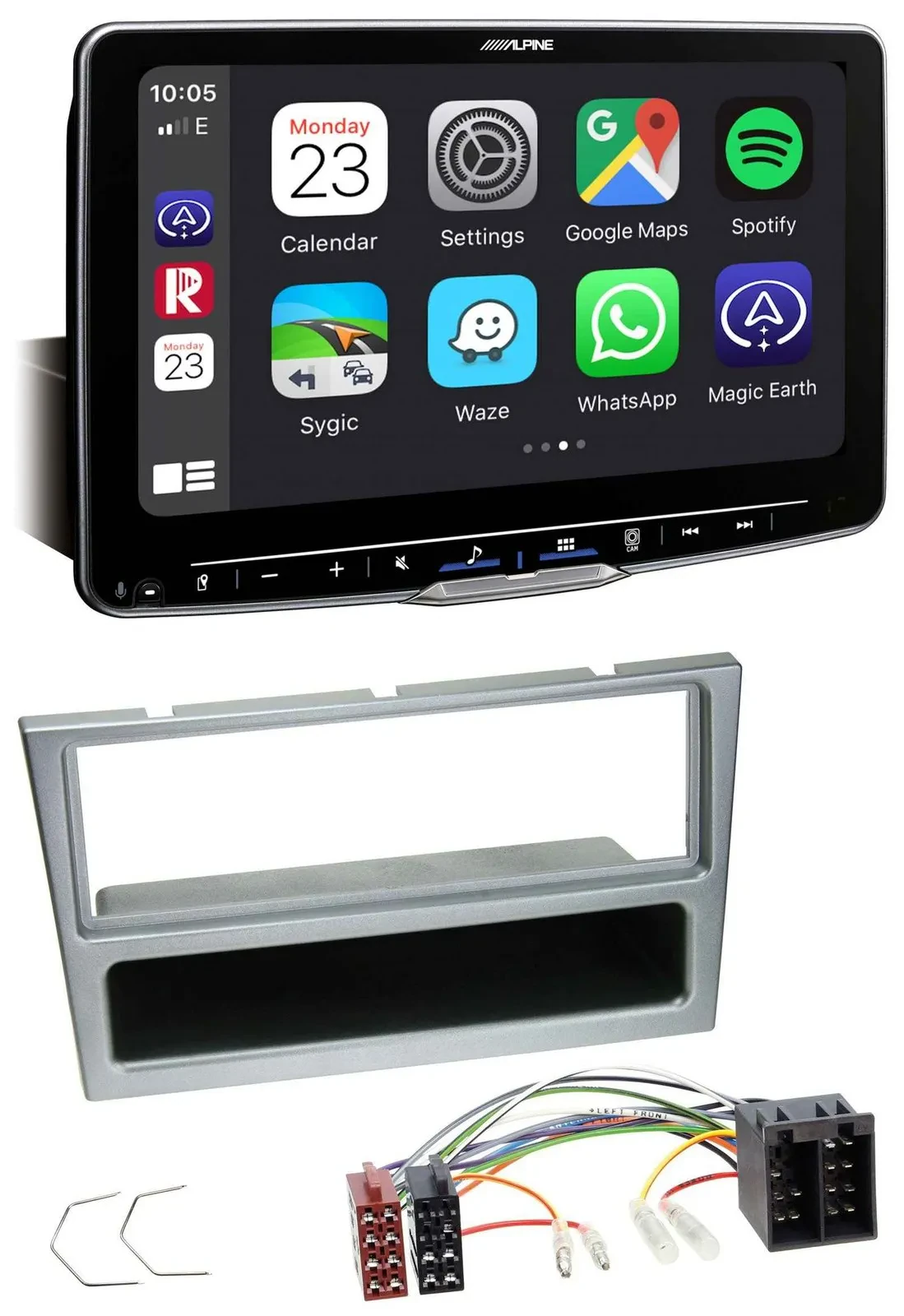 Alpine Bluetooth MP3 USB DAB Autoradio für Opel Combo C Corsa C Meriva Tigra 200