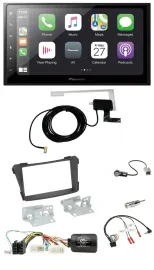 Pioneer USB Lenkrad 2DIN Bluetooth DAB Autoradio für Hyundai i40 VF ab 2011 schw