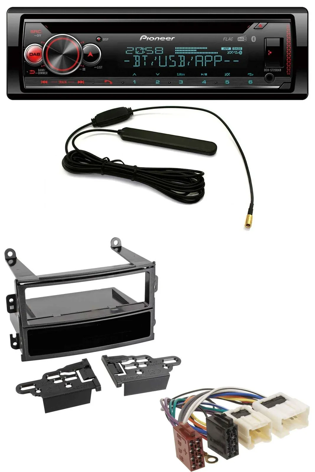 Автомагнитола для Nissan 350Z Roadster 2003–2005 Pioneer USB DAB Bluetooth CD MP3