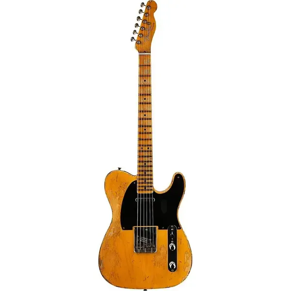 Электрогитара Fender Custom Shop '52 Telecaster Super Heavy Relic Aged Nocaster Blonde