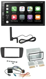 Pioneer USB 2DIN Bluetooth DAB MP3 Autoradio für Seat Ibiza ab 08 azabacheschwar