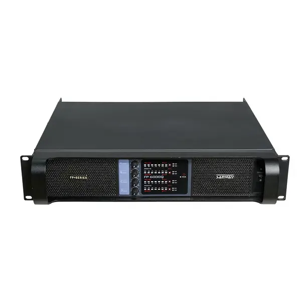 Усилитель мощности Sanway FP6000Q 900Вт x 4  / 8 Ом; 1600Вт x 4 / 4 Ом