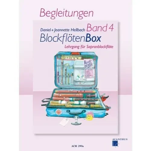 Учебное пособие Acanthus Music Blockflötenbox Band 4'Klavierbegleitung