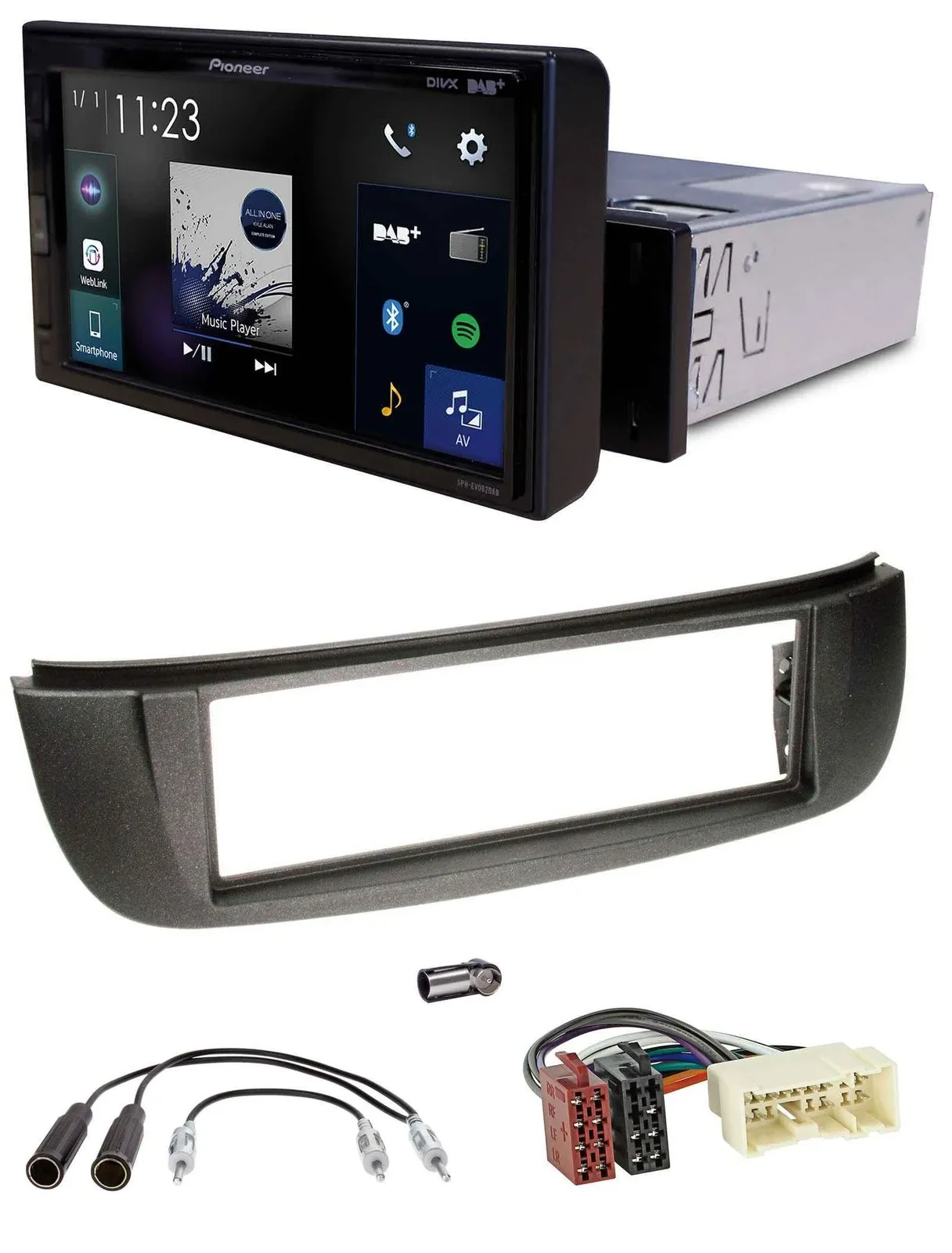 Pioneer DAB MP3 Bluetooth USB Autoradio für Nissan Almera Tino (2001-2004)