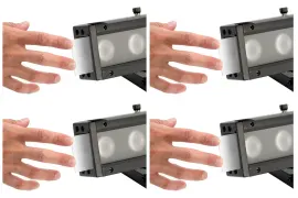 4) American DJ ELB15L100 100° Degree Frost Filters 4 Encore LB15IP+15 HEX Bar IP