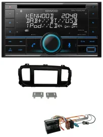 Kenwood CD 2DIN DAB USB MP3 Bluetooth Autoradio für Citroen Jumpy Dispatch Space