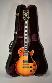 Электрогитара Gibson Les Paul Custom Sunburst w/case USA 1974