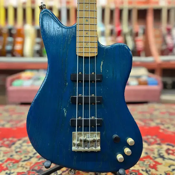 Бас-гитара Edwards HEJ-95 See Thru Blue JS-80B x 3 Japan 1995