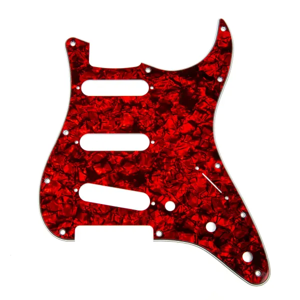 Панель для гитарной деки D'Andrea DPP-ST-RDP Stratocaster Red Pearl