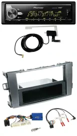 Автомагнитола Pioneer Bluetooth, DAB, USB для Toyota Auris 2011–2012, антрацит