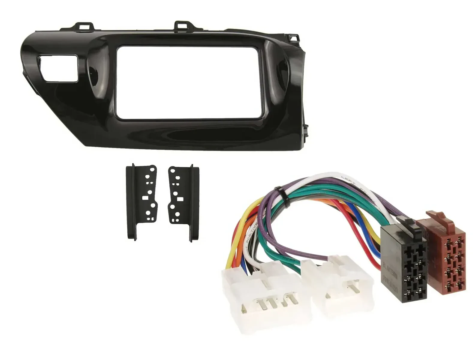 Einbauset Doppel DIN Autoradio für Toyota Hilux (2015-2020)