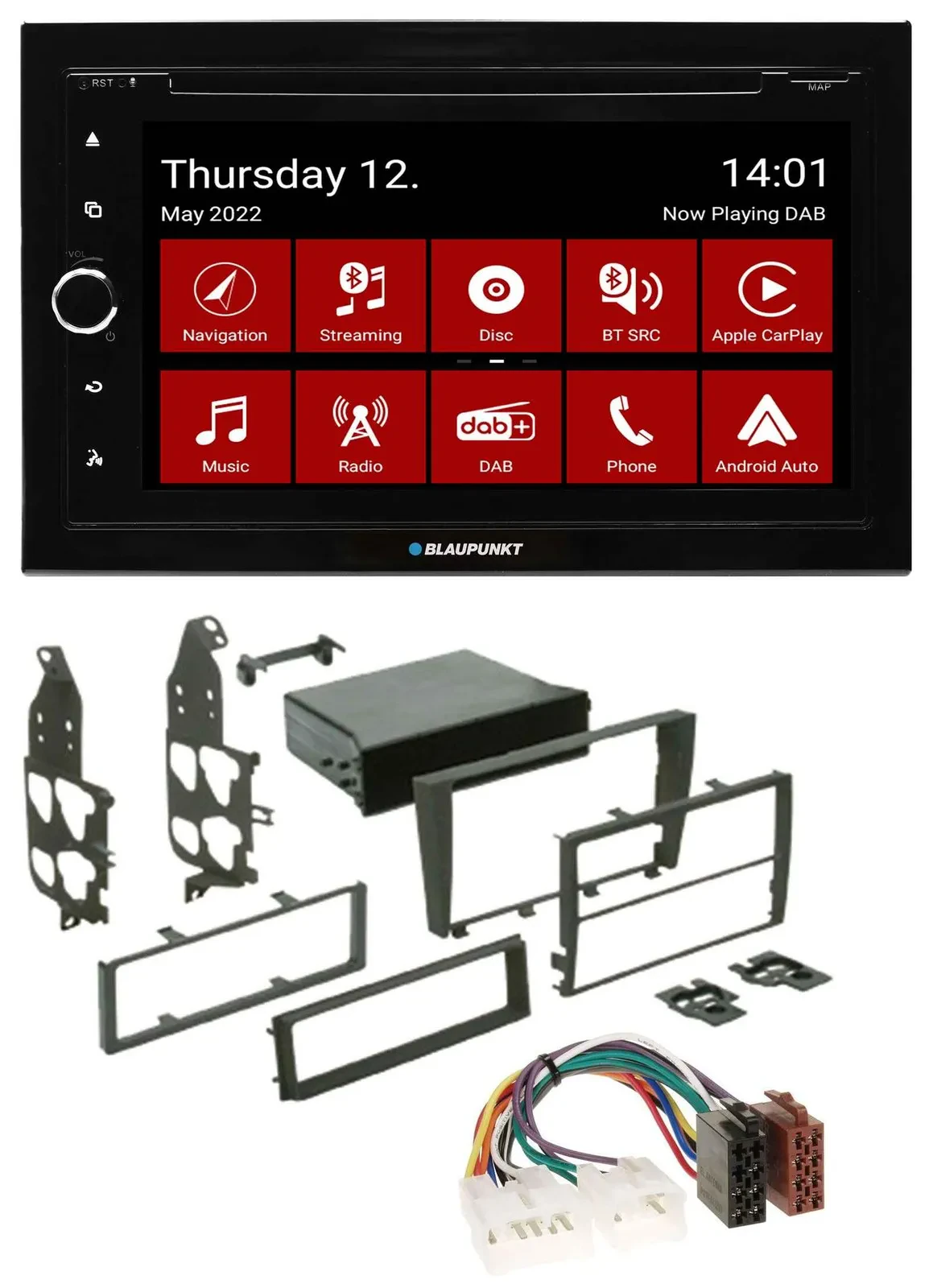 Blaupunkt MP3 DVD Bluetooth DAB 2DIN USB Autoradio für Lexus IS 300 (2001-2005)