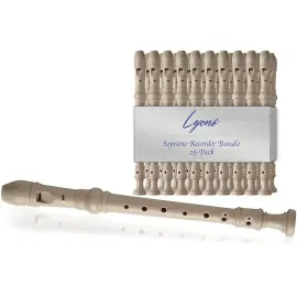 Блокфлейта Lyons 3PCRIVY Soprano Ivory (25 штук)