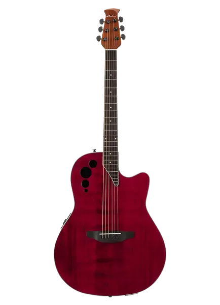 Электроакустическая гитара Applause AE44II-RR Elite Mid Depth Ruby Red