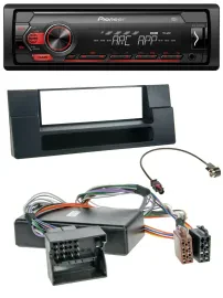 Автомагнитола для BMW Pioneer DAB 1 DIN MP3 USB AUX, совместима с X5 E53 и 5 Series E39, Quadlock, с карманом