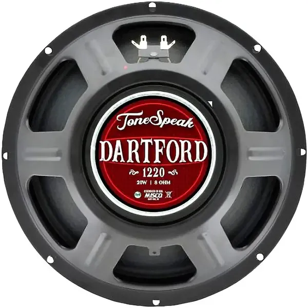 Динамик ToneSpeak Dartford 1220 12" 20W Alnico Guitar Speaker 8 Ohm