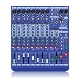 Midas DM12 12 Input Analog Live and Studio Mixer with Microphone Preamplifier, B