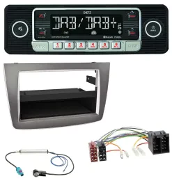 Dietz USB DAB MP3 Bluetooth Autoradio für Alfa Romeo MiTo 955 08-14 ISO dunkelsi