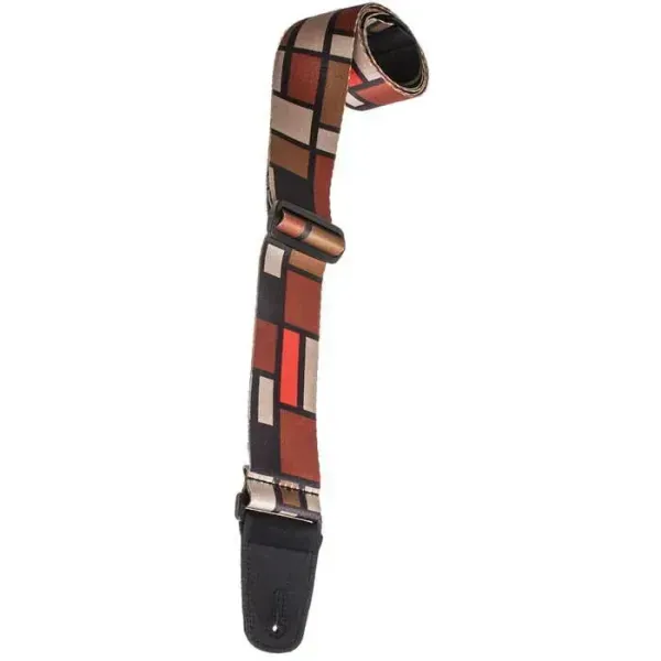 Henry Heller HSUB2-07 Squares Custom Artwork Sublimation Guitar Strap