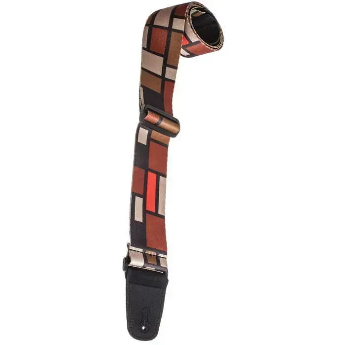 Ремень для гитары Henry Heller HSUB2-07 Squares Custom Artwork Sublimation