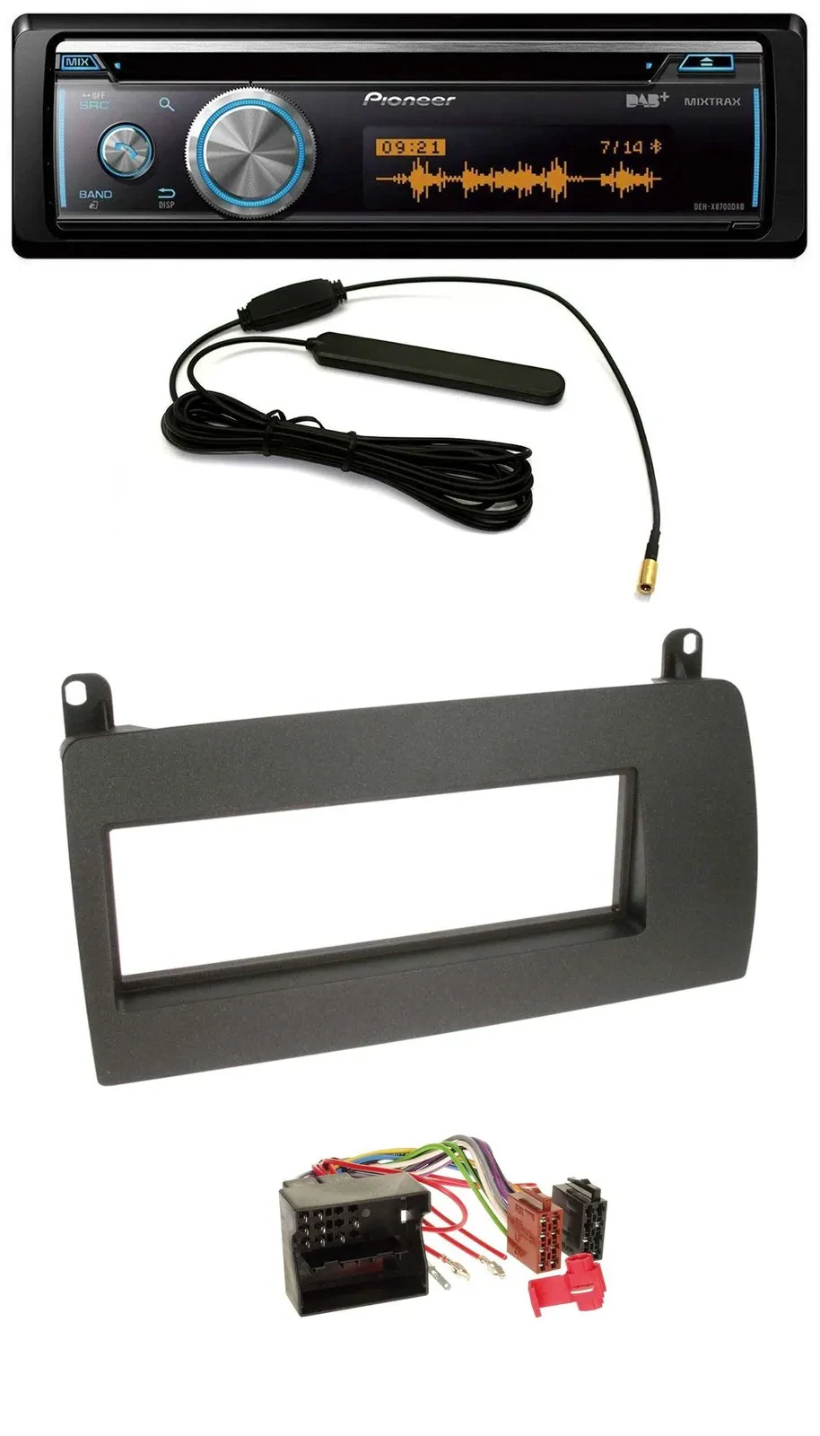 Автомагнитола для Rover 75 (2002–2005) Pioneer CD/USB/Bluetooth/DAB/MP3