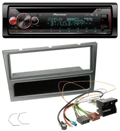 Pioneer MP3 DAB CD Bluetooth USB Autoradio für Opel Corsa C Quadlock 2004-2006 a