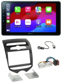 Автомагнитола Pioneer 2DIN, Bluetooth, USB, MP3, DAB для Hyundai ix20 (с 2010, ручной климат-контроль)