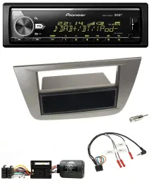 Автомагнитола Pioneer Bluetooth USB DAB для Seat Toledo/Altea 2004–2009, антрацит