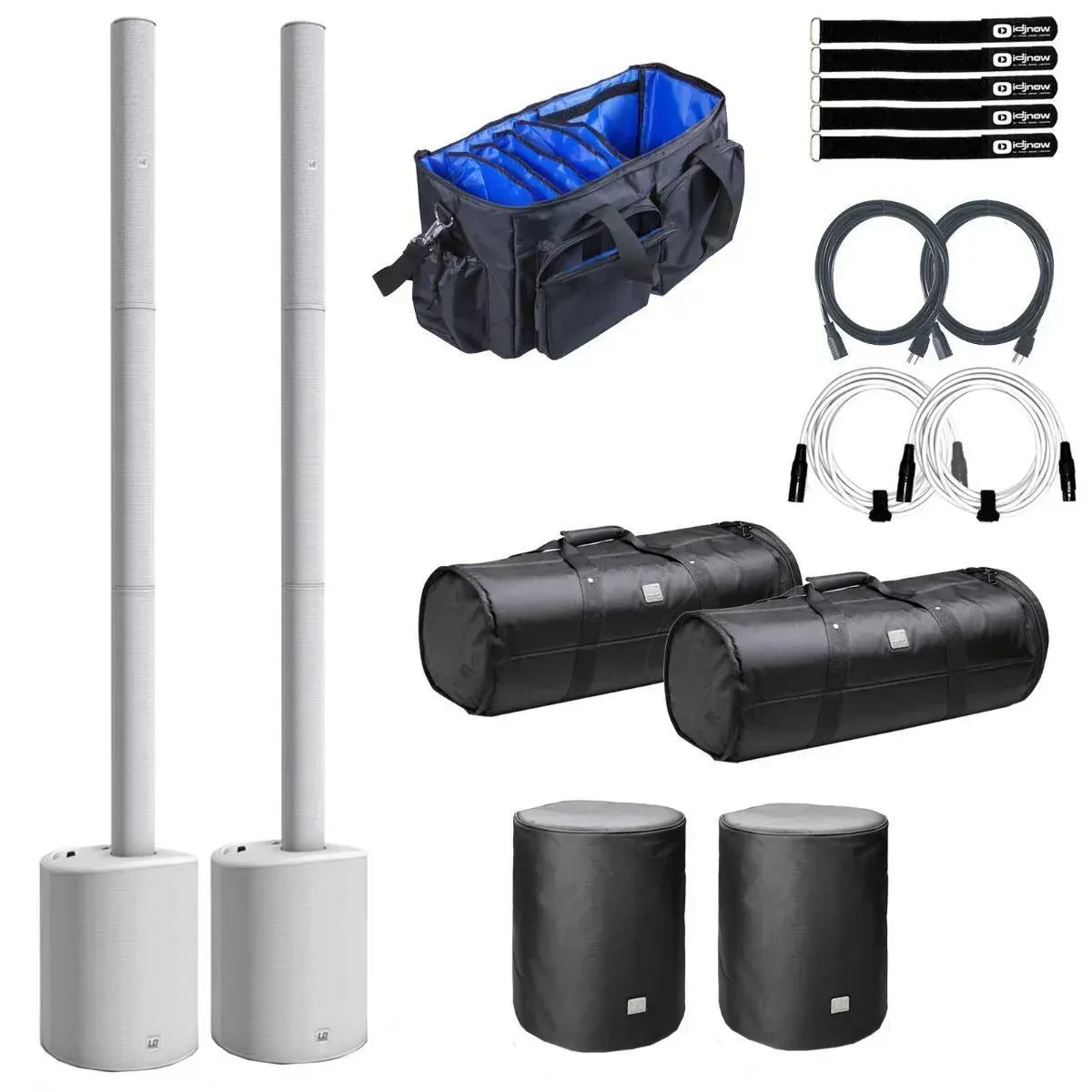 Акустическая система для PA/DJ LD Systems MAUI 5 GO активная, колонный массив, белый (набор, 2 шт.)