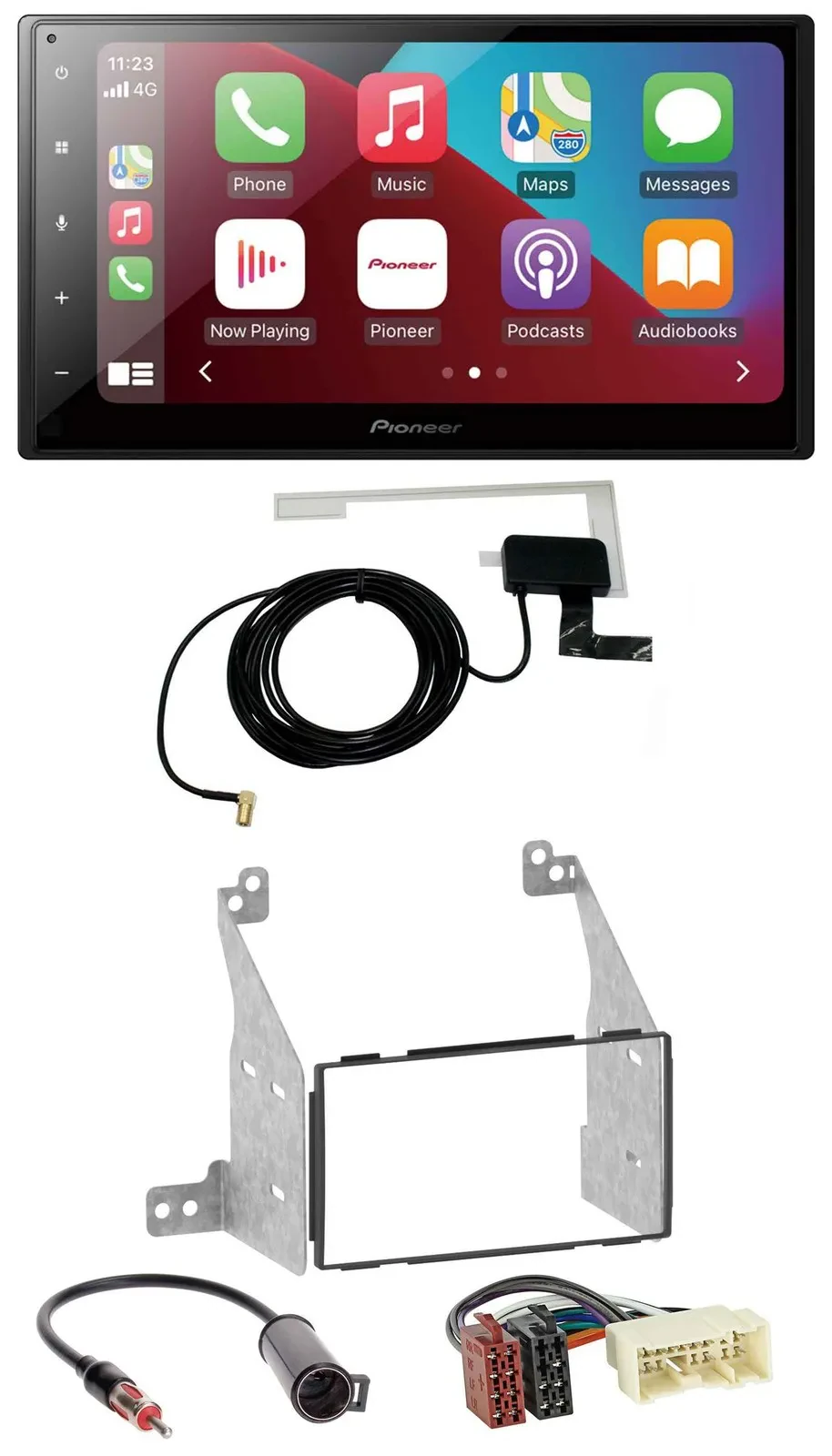 Pioneer USB Bluetooth DAB MP3 2DIN Autoradio für Nissan Pathfinder 04-07