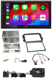 JVC Bluetooth USB Lenkrad 2DIN DAB Autoradio für Chevrolet Aveo Captiva 2006-201