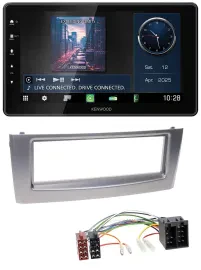 Kenwood MP3 Bluetooth USB DAB Autoradio für Fiat Punto Grande Punto ab 05 grau