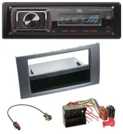 Автомагнитола для Ford Fiesta/Focus (2004–2008) JBL SD/AUX/MP3/USB/Bluetooth, антрацит