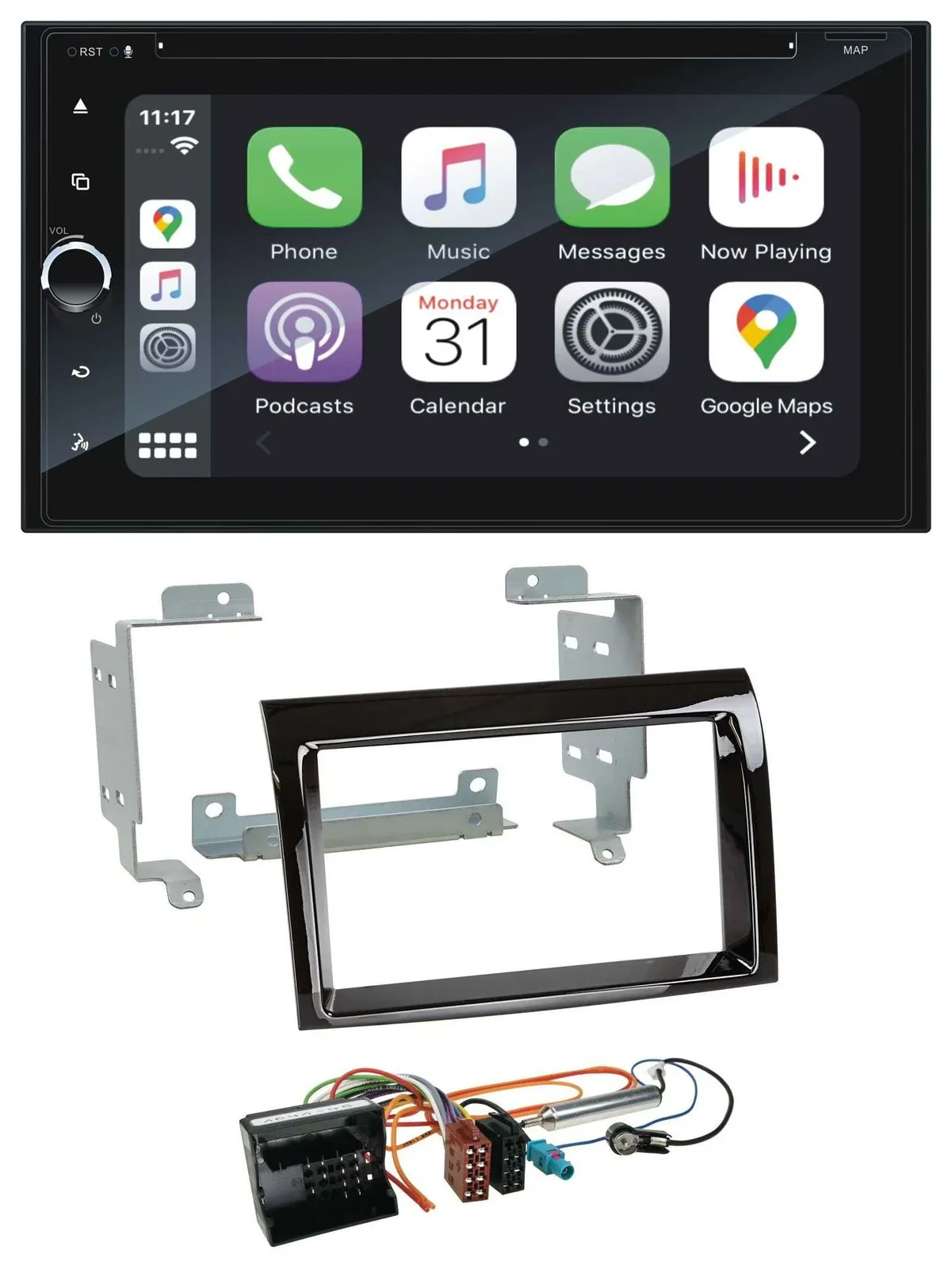 Blaupunkt 2DIN Bluetooth DAB USB DVD MP3 Autoradio für Citroen Jumper 2006-2011