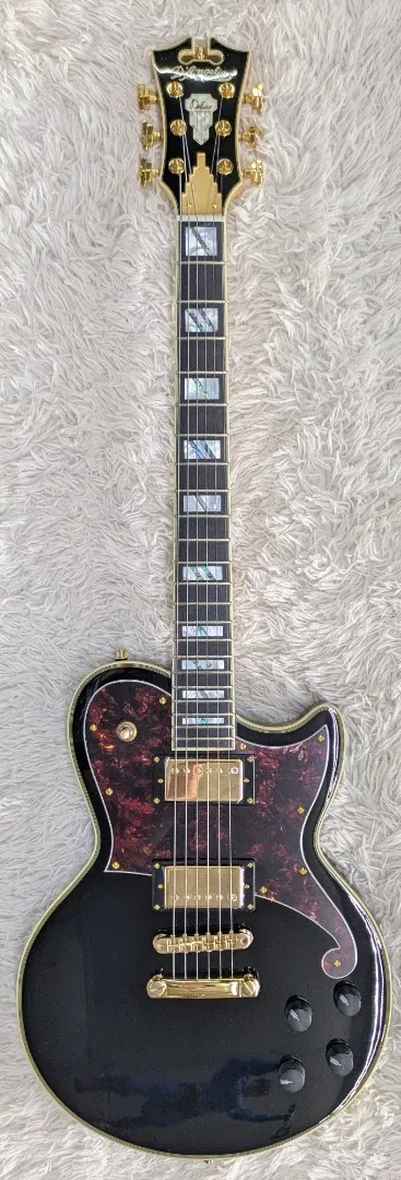 Б/У Электрогитара D'Angelico Deluxe Atlantic цельнокорпусная, черный, под правую руку