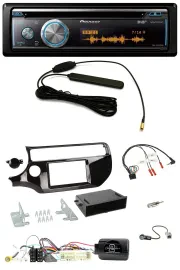 Автомагнитола Pioneer CD, USB, Bluetooth, DAB для Kia Rio UB (2017–2023) с поддержкой управления на руле