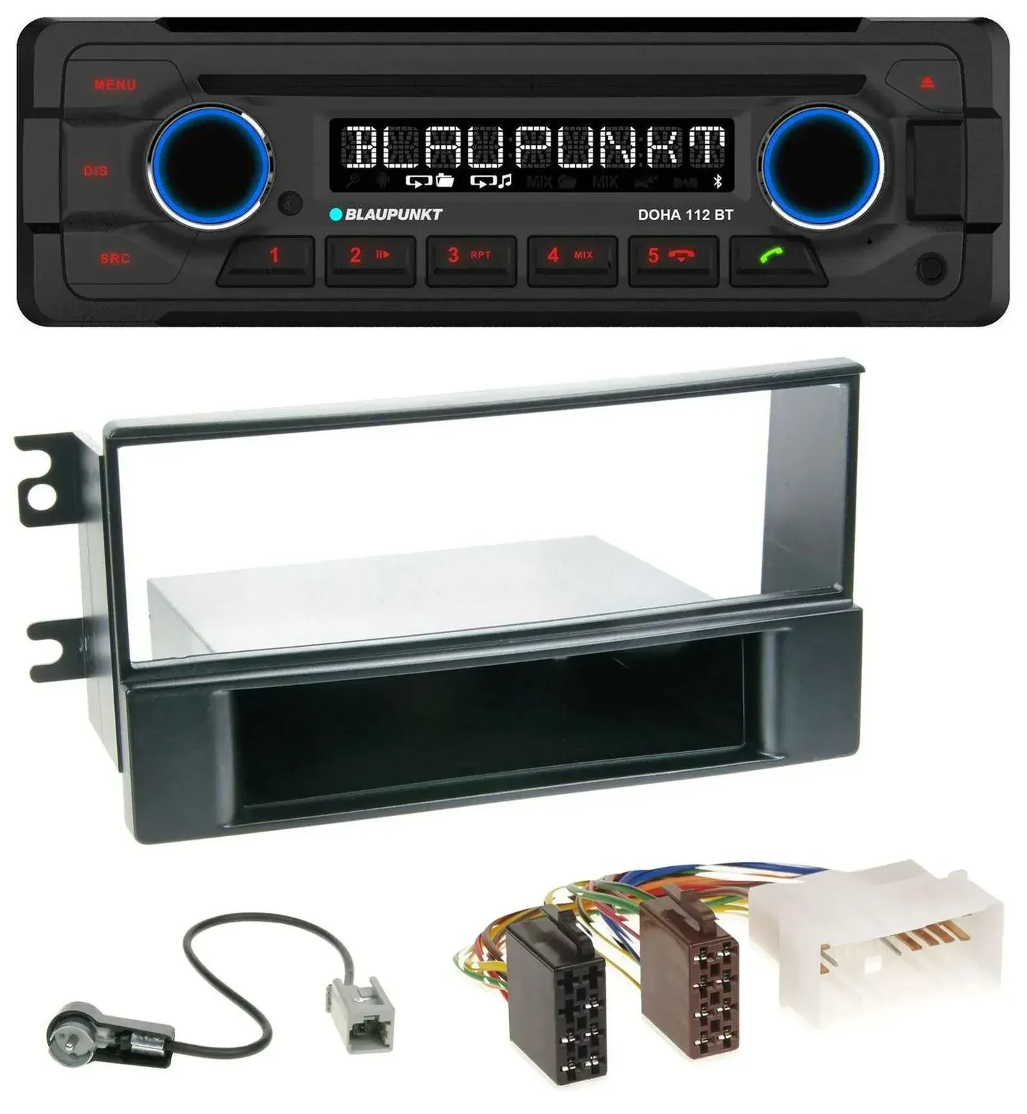 Blaupunkt AUX MP3 CD Bluetooth USB Autoradio für Kia Sportage II (2008-2010)