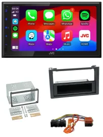 JVC Bluetooth 2DIN MP3 DAB USB Autoradio für Saab 9.3 Ys3F 2007-2012