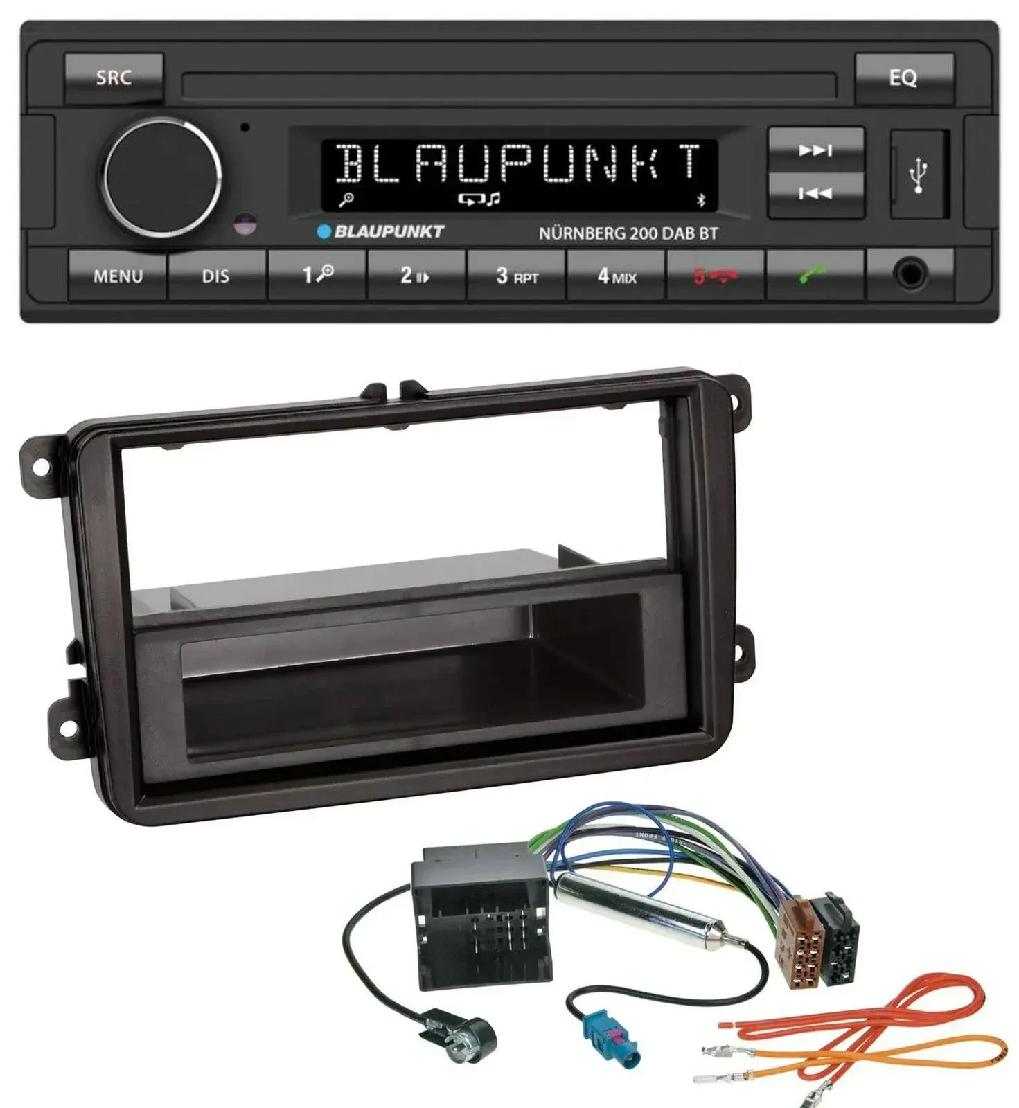 Blaupunkt USB DAB MP3 Bluetooth Autoradio für VW Transporter T5 T6 Caravelle Mul
