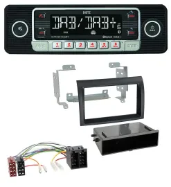 Dietz USB DAB MP3 Bluetooth Autoradio für Fiat Ducato (2006-2010) schwarz