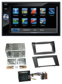 Автомагнитола для Mercedes E-Class S211 Blaupunkt 2DIN, Bluetooth, MP3, USB, AUX, SD