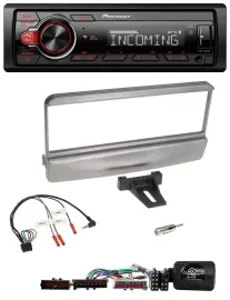 Автомагнитола для Ford Mondeo (2000–2002) Pioneer Bluetooth, USB, DAB, серебристая