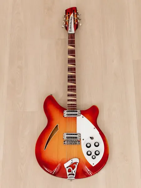 Полуакустическая электрогитара Rickenbacker 360/12 Vintage Semi-Hollow 12 String Fireglo USA 1965 w/Case