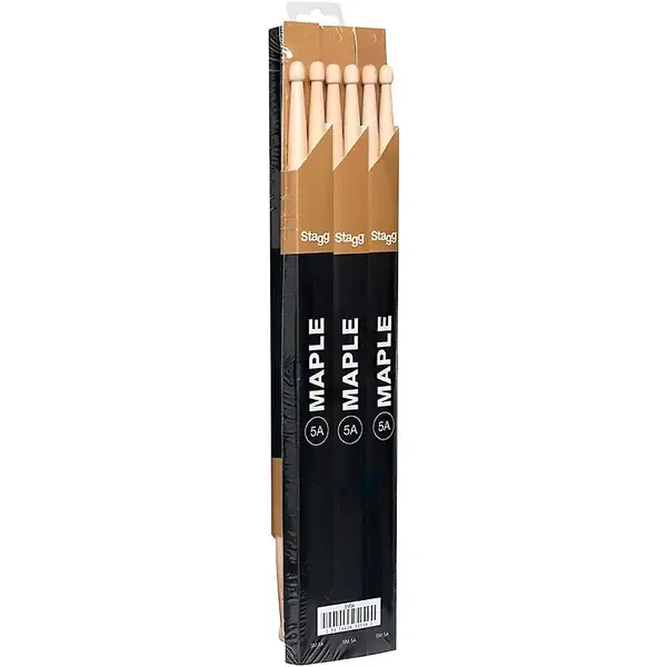 Барабанные палочки Stagg Maple Drum Sticks Wood 5A (12 пар)