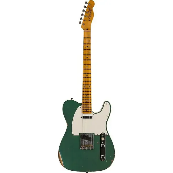 Электрогитара Fender Custom Shop '59 Telecaster Custom Relic Maple Sherwood Green Metallic