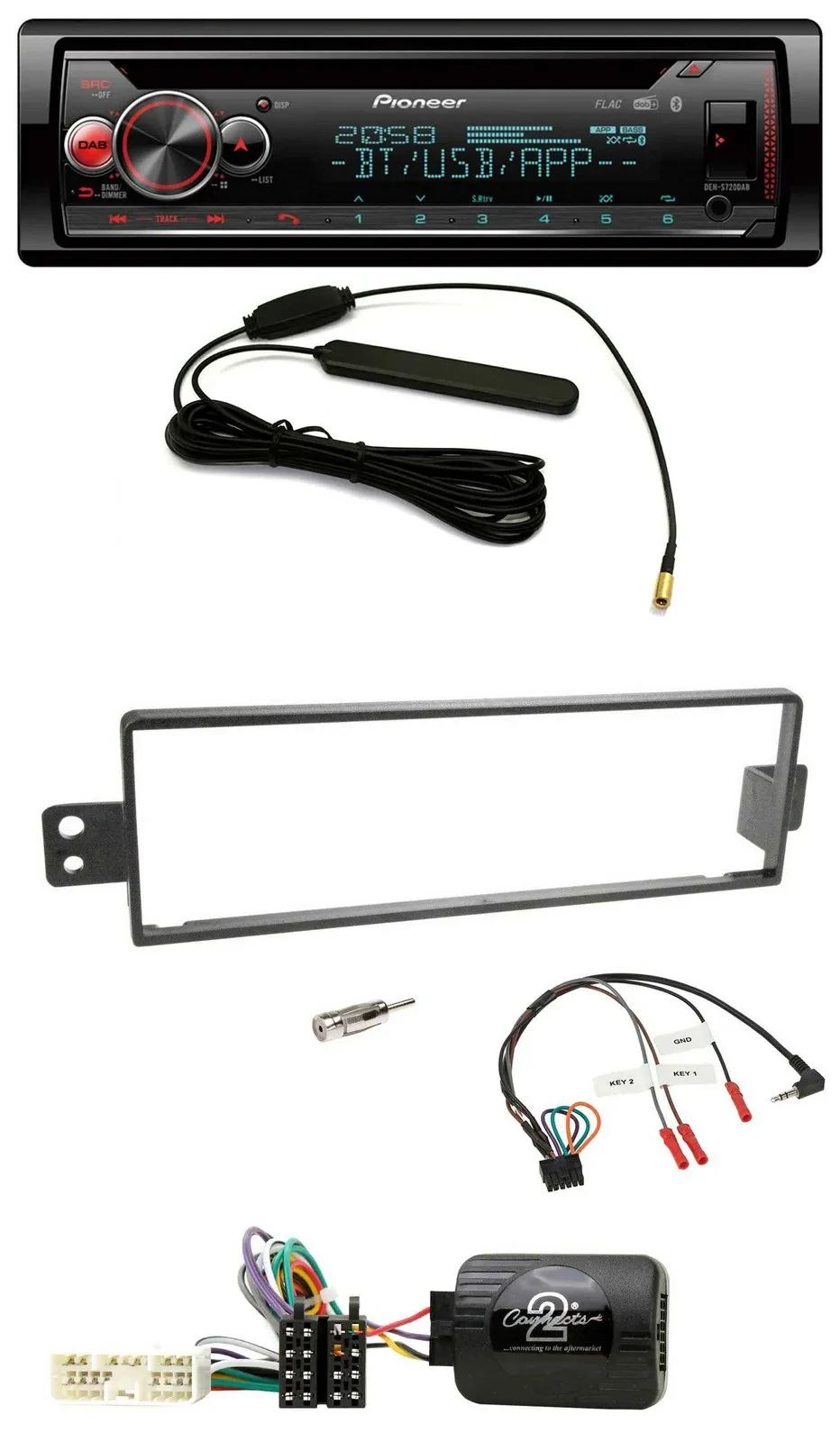 Pioneer USB DAB Lenkrad Bluetooth CD Autoradio für SsangYong Rexton 2003-2006 oh