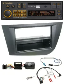 Автомагнитола Pioneer DAB USB Bluetooth для Seat Leon 2005–2010 черный
