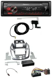 Автомагнитола Pioneer 1 DIN USB DAB MP3 AUX для Ford Transit Connect (2012–2018)