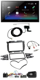 Pioneer DAB Lenkrad Bluetooth 2DIN USB Autoradio für Honda HR-V RU ab 2015 schwa